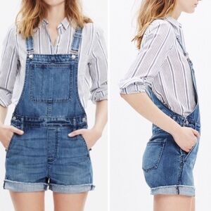 Madewell Adirondack Jean Shirt Overalls Size S